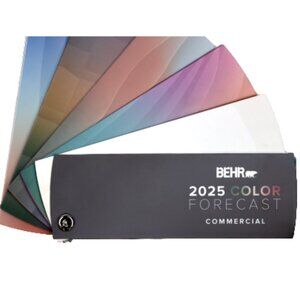 NWOT BEHR 2025 Color Forecast Commercial Paint Color Fan Deck